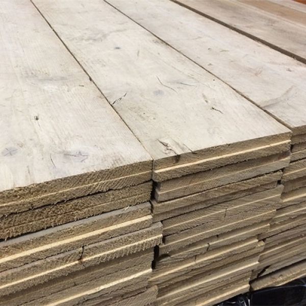 Gebruikte steigerhout planken - gedoubleerd