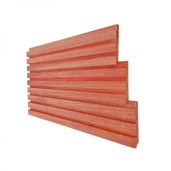 Padouk FSC triple blokprofiel - 21 mm dik