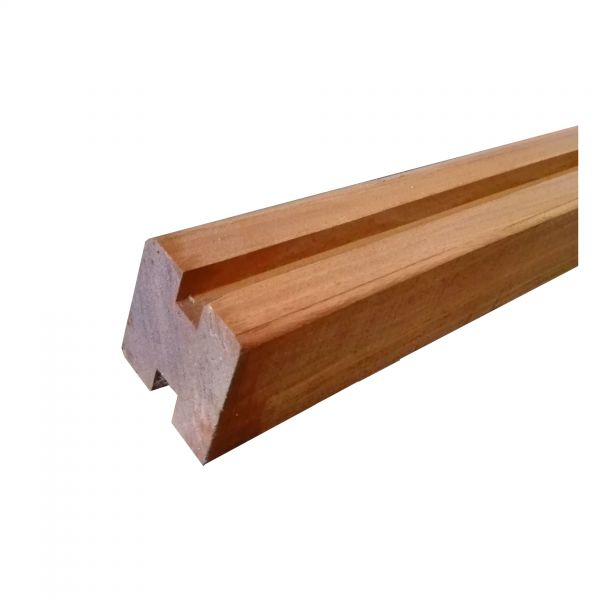 Hardhouten gleufpaal geschaafd 21 mm