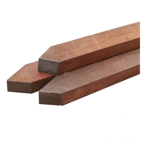 Azobe piketpaal - 4 x 4 cm