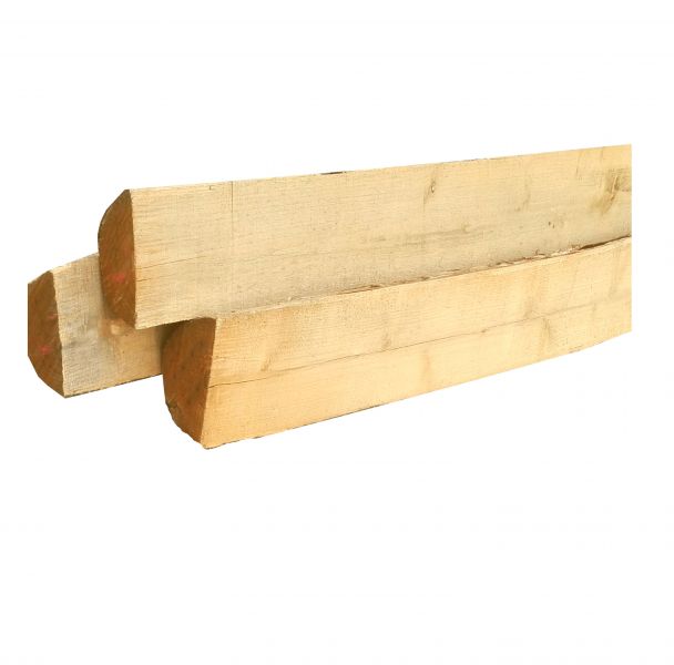 Kastanje palen halfrond - 10-12 cm