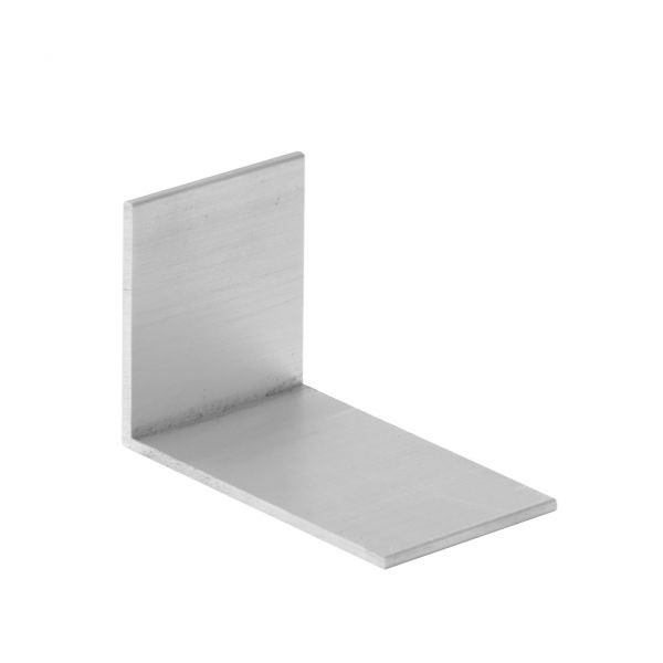 L-profiel voor niveauverschil met bovenregels alu-wood