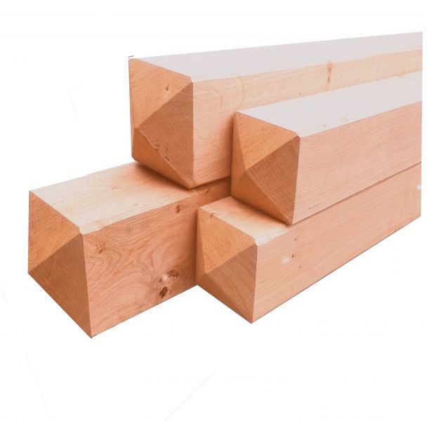 Lariks poortpalen - geschaafd