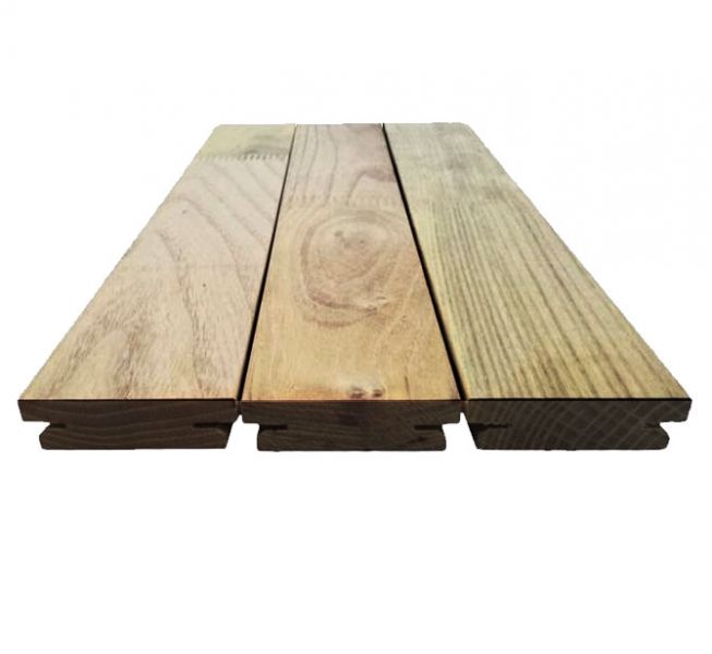 Robinia terrasplank geschaafd - 6 cm breed