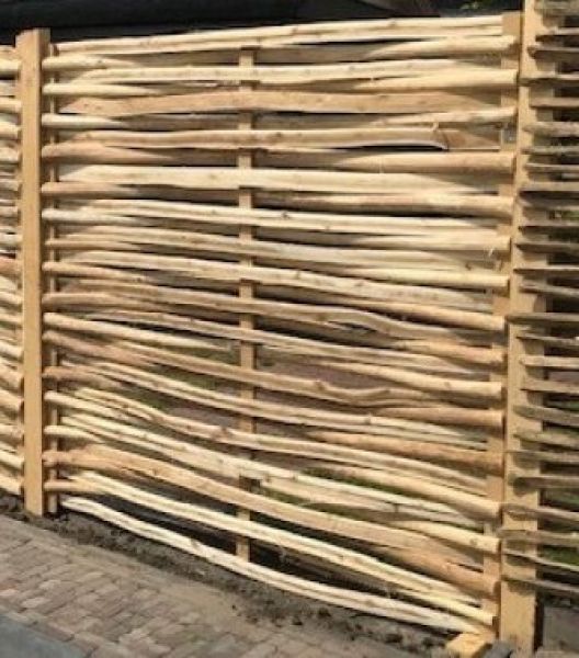 Robinia vlechtscherm halfrond