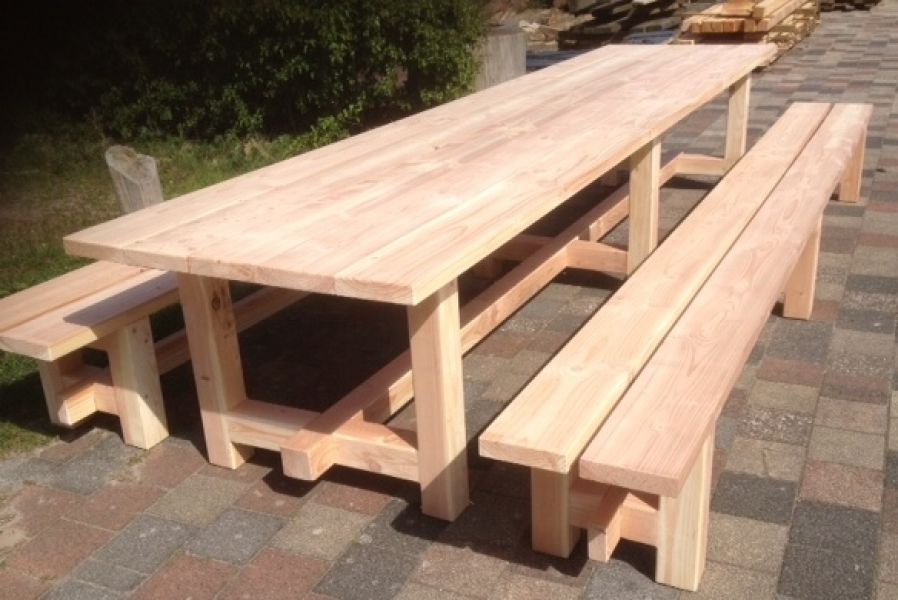 Tuintafel douglas - 400 cm