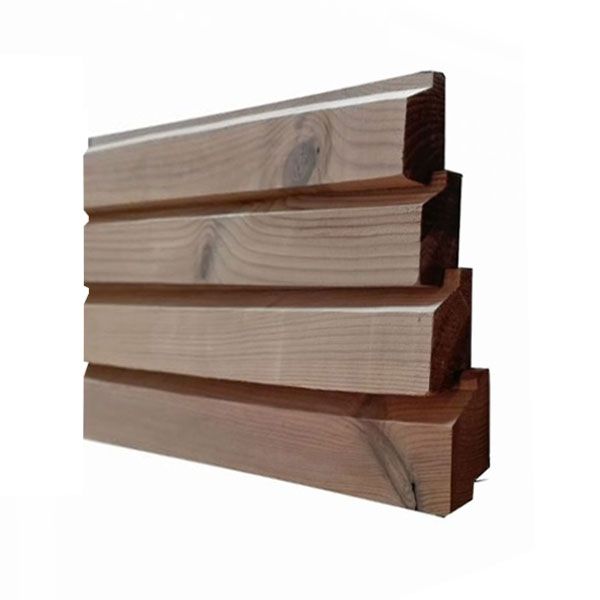 Thermowood enkel blokprofiel - 26 mm dik