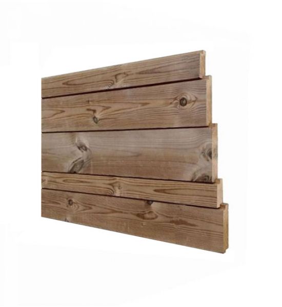 Thermowood latten z-profiel met voeg