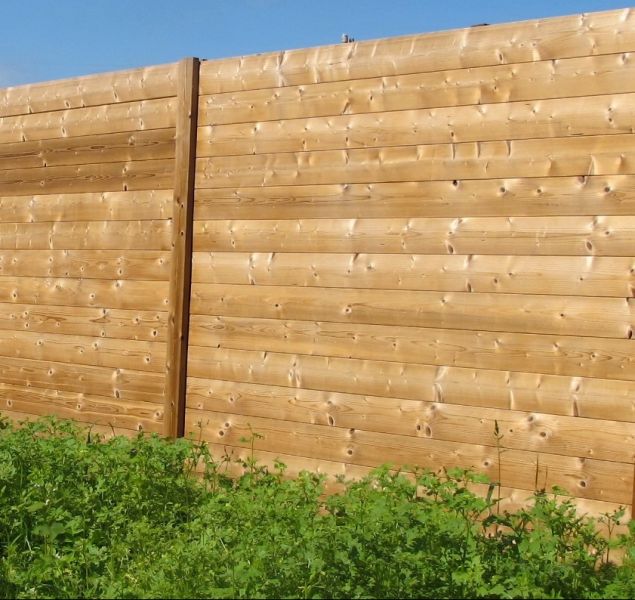 Thermowood plankenscherm - 17 mm dik