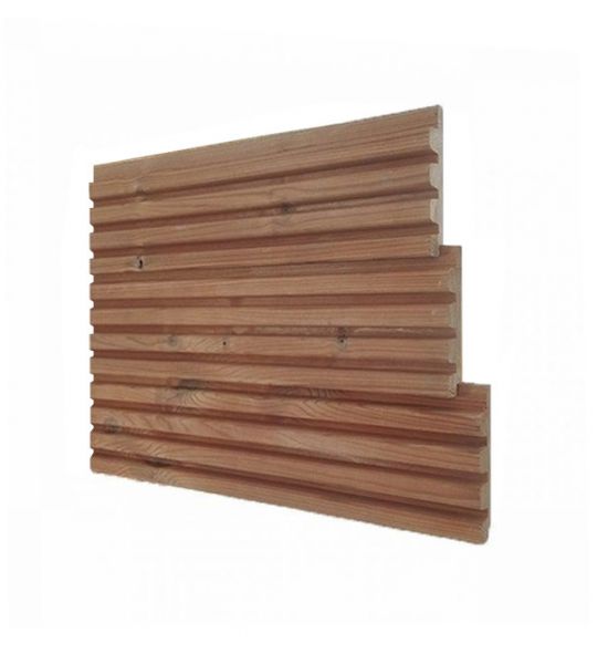 Thermowood quatro blokprofiel - 26 mm dik