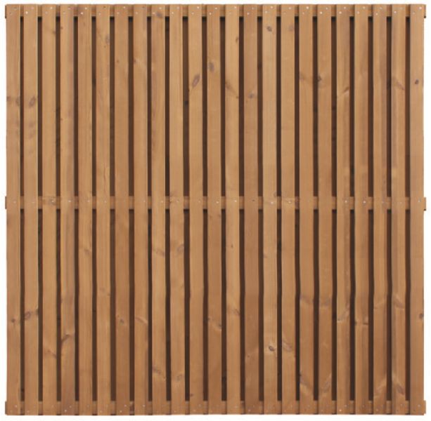 Thermowood tuinscherm gesloten