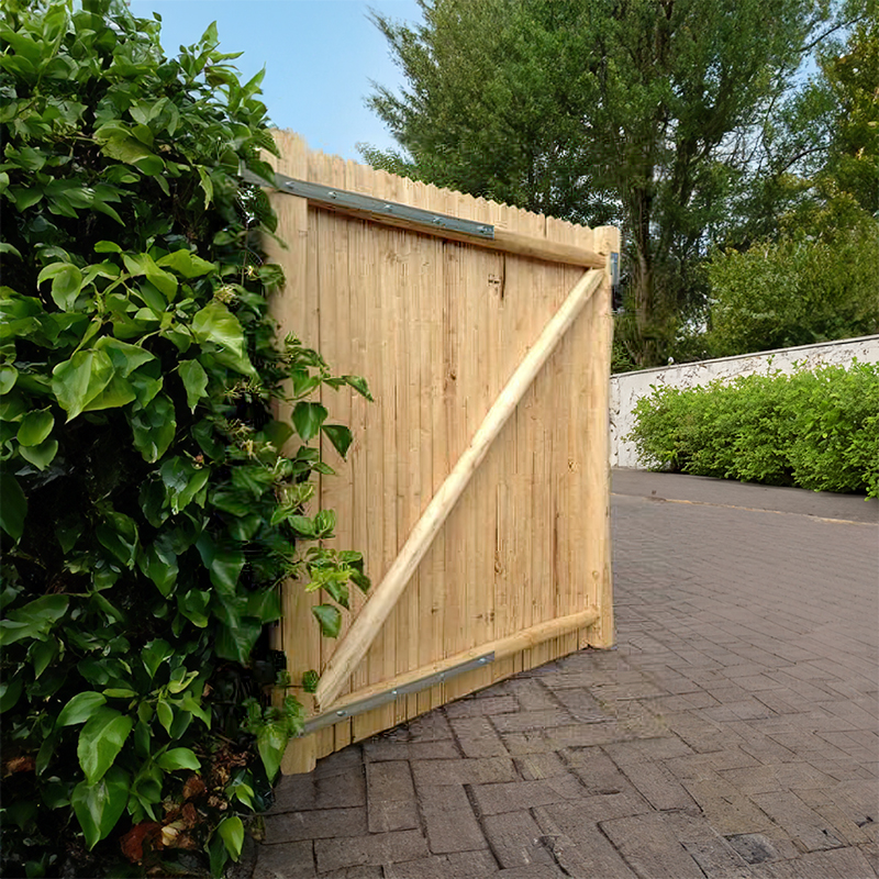 Kastanje verticale tuinpoort