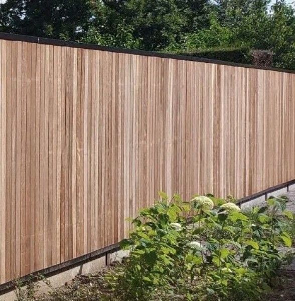 Tuinwand Thermo Ayous effen verticaal