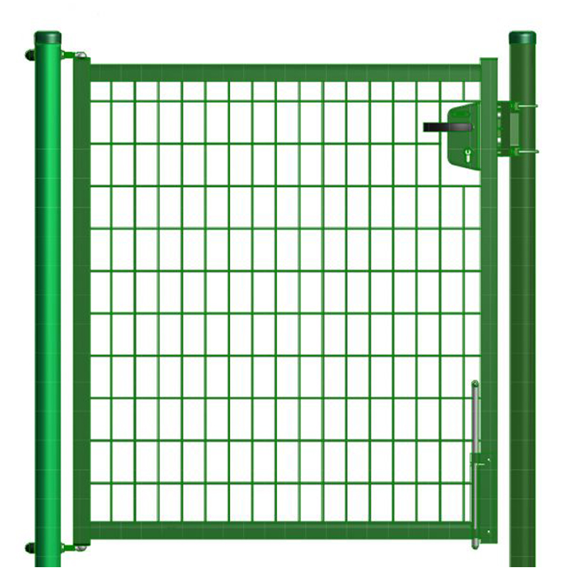 Metalen gaaspoort Grace - Groen