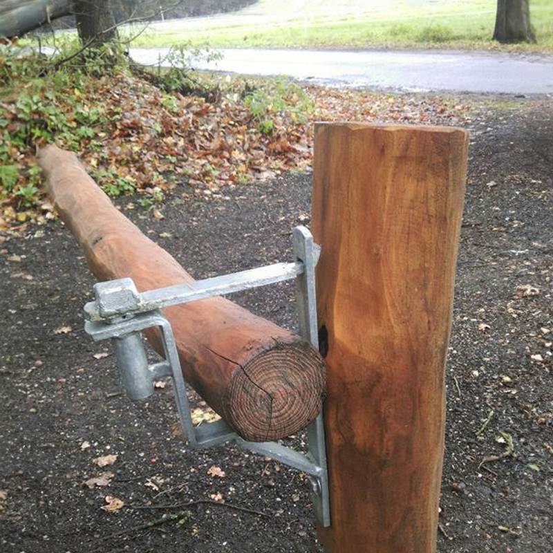 Houten slagboom - Robinia