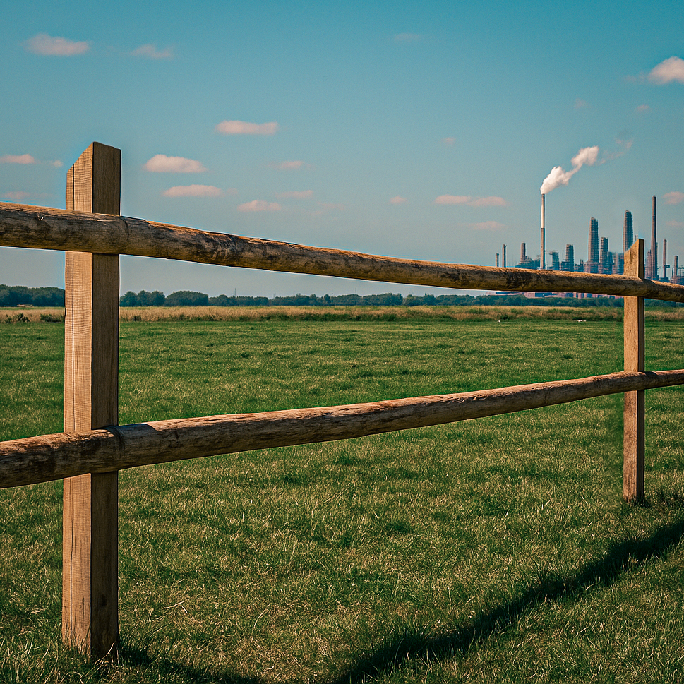 Kastanje paardenomheining - Classic