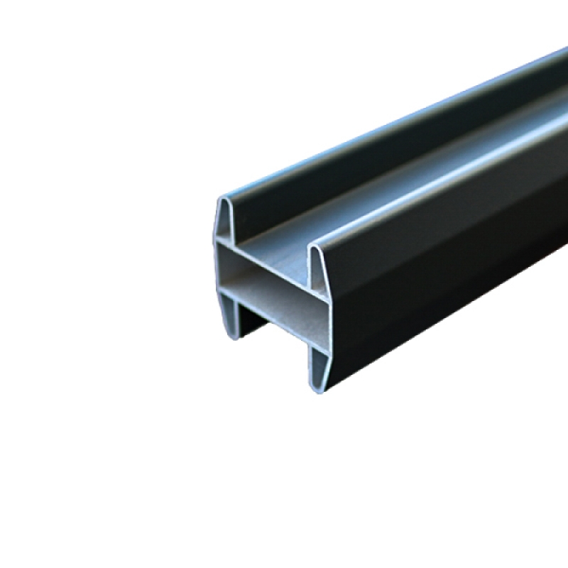 Aluminium aluflex gleufpaal - 49 mm