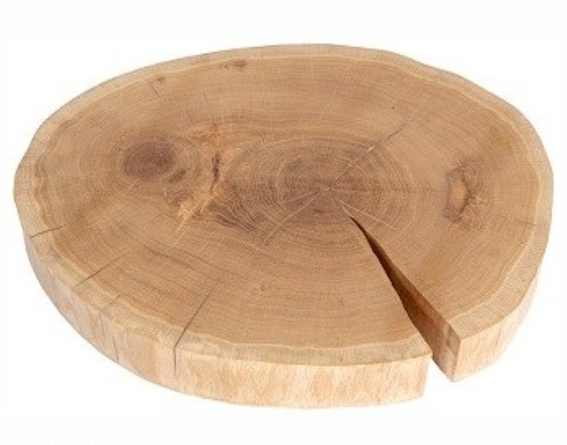 Eiken salontafel(blad) - boomschijf