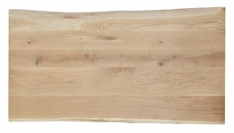 Eiken boomstamtafel(blad)