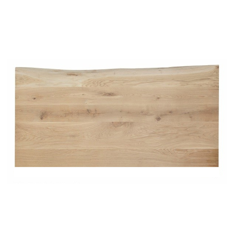 Eiken wandplank boomstam - 15 cm diep