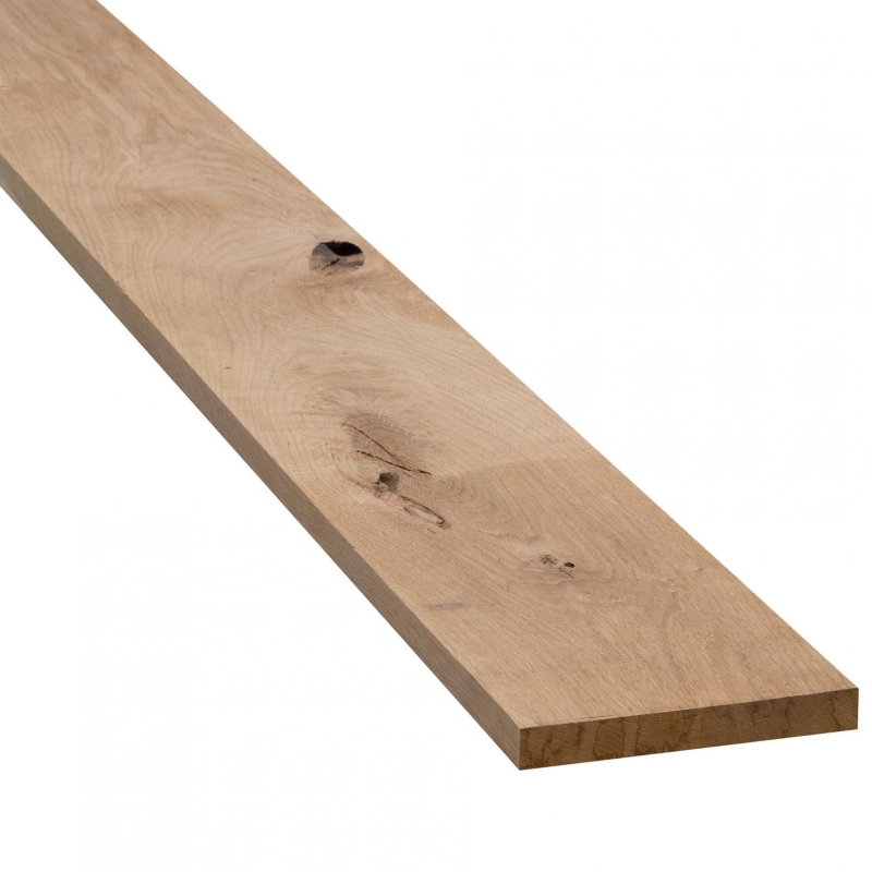 Eiken meubelplanken fijnbezaagd - 2,7 x 16 cm - KD