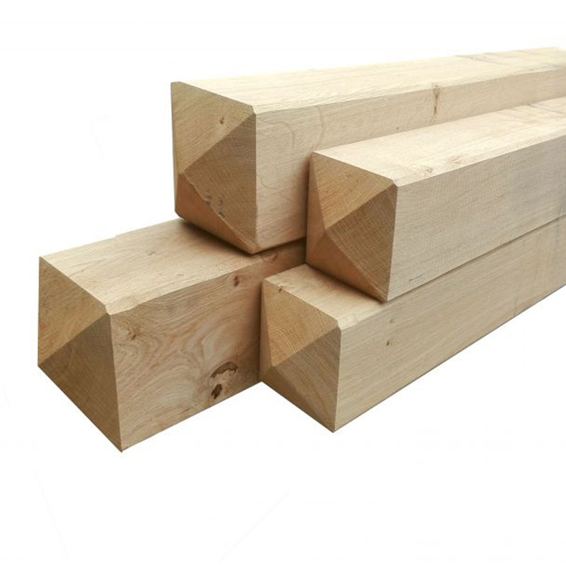 Eiken poortpalen - fijnbezaagd