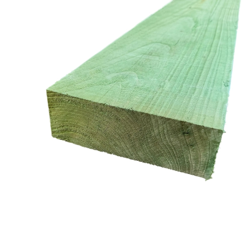 Vuren plank geschaafd - 22 x 140 mm - gedrenkt