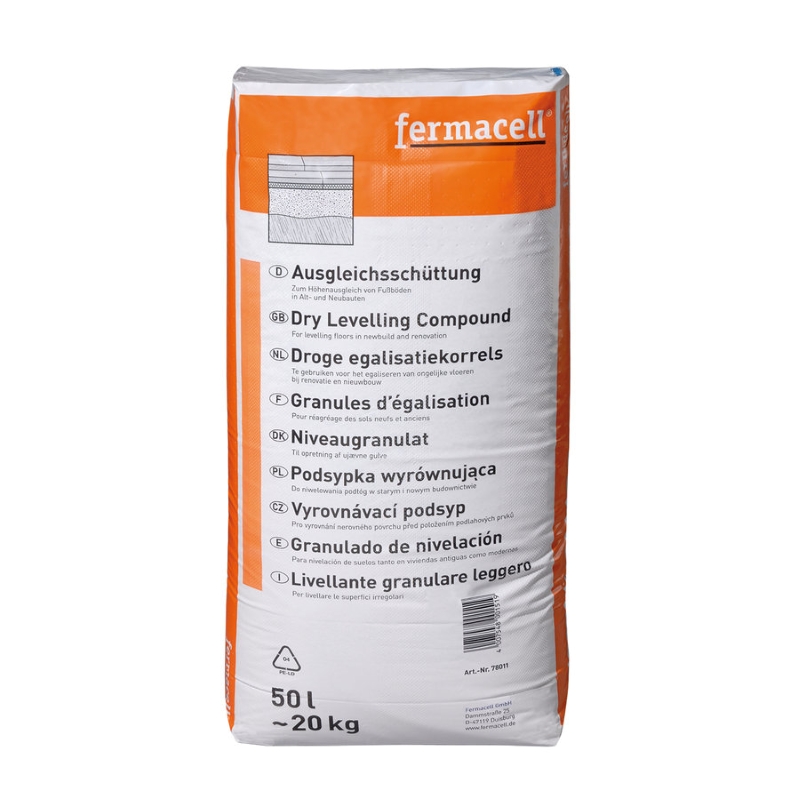 Fermacell droge egalisatiekorrels