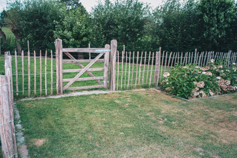 Kastanje omheining - 120 cm hoog