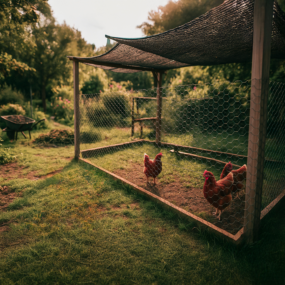 Kippengaas - 120 cm hoog