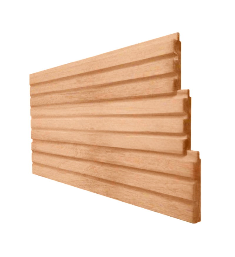 Meranti FSC triple blokprofiel - 21 mm dik