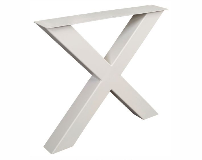 Wit metalen onderstel - Model X