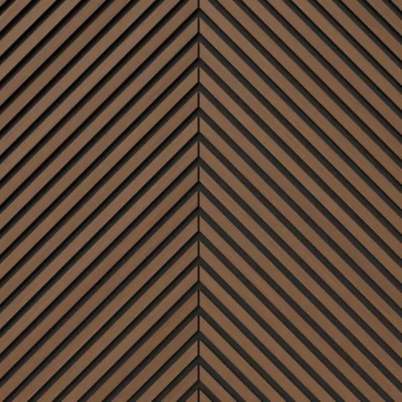 Akoestisch wandpaneel hongaars punt - Oiled oak