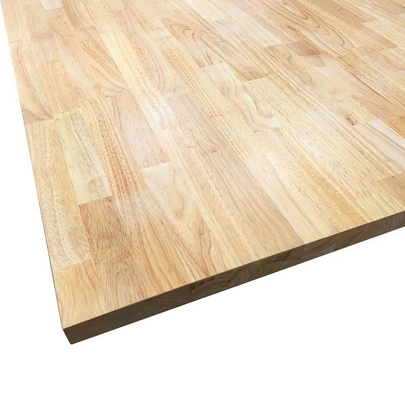 Rubberwood keukenfront - gevingerlast