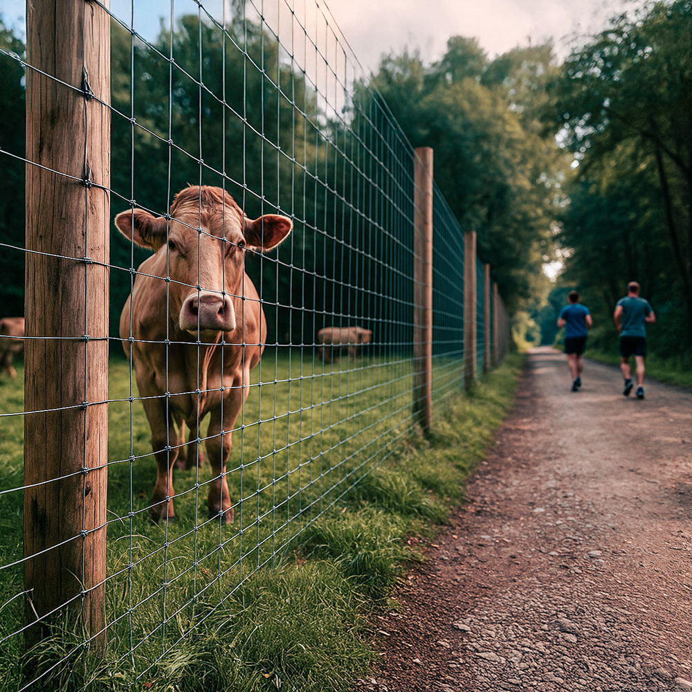 Metalen schapendraad - 200 cm hoog
