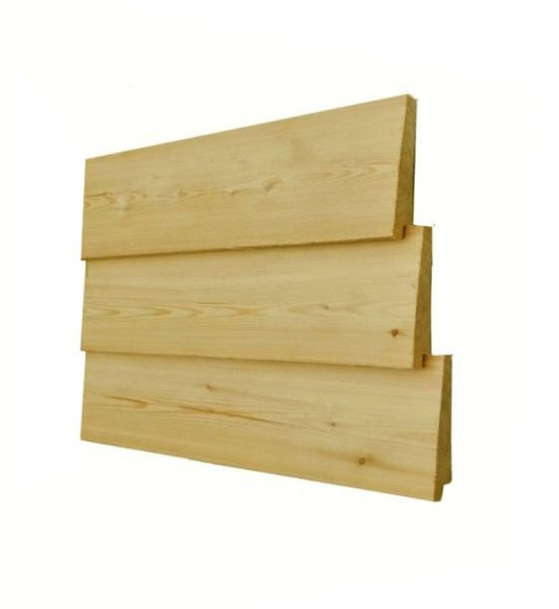 Siberisch lariks siding fijnbezaagd - 13 cm breed