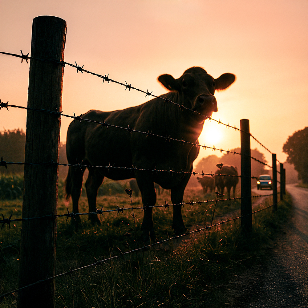 Stalen prikkeldraad - 1,7 mm dik