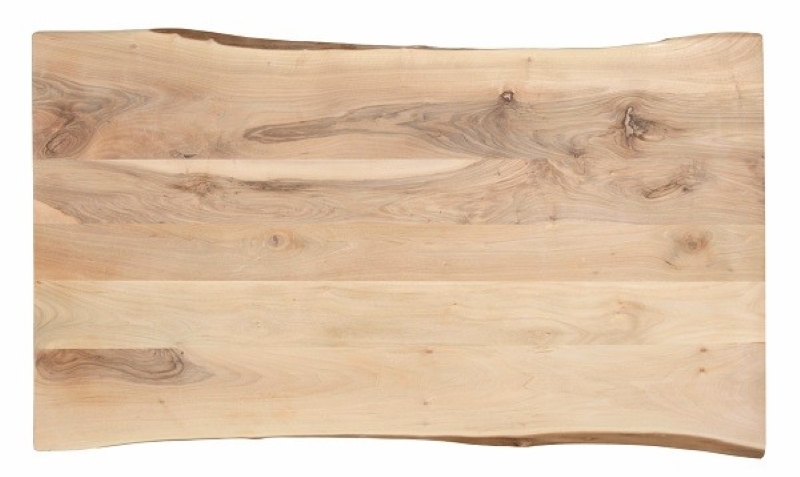 Walnoten eettafel/tafelblad boomstam - 220 cm lang