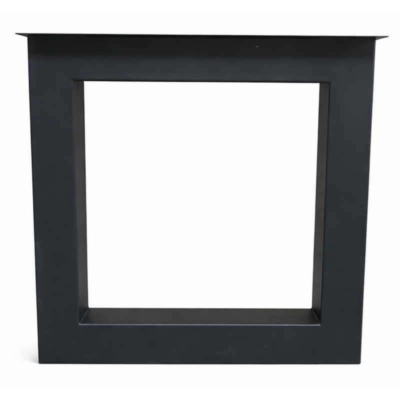 Metalen U (tafel)onderstel - mat zwart