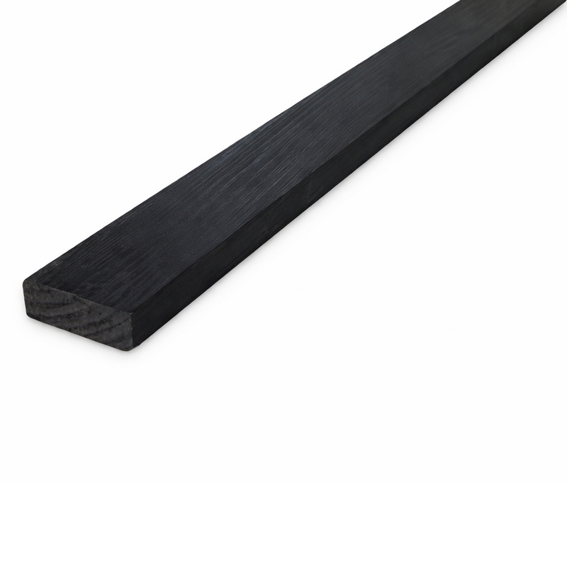 Zwarte tengellat - 22 x 45 mm